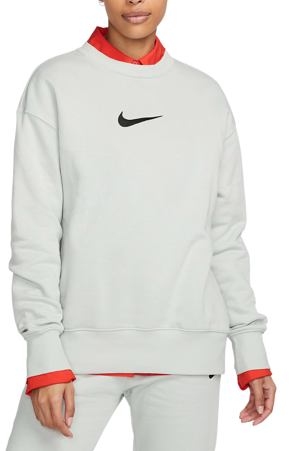 Φούτερ-Jacket Nike W NSW FLC OS CREW MS